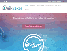 Tablet Screenshot of duikvaker.nl